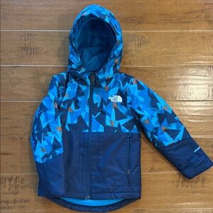 The North Face Freedom Insulated Jacket - Size 4T (Acoustic Blue)